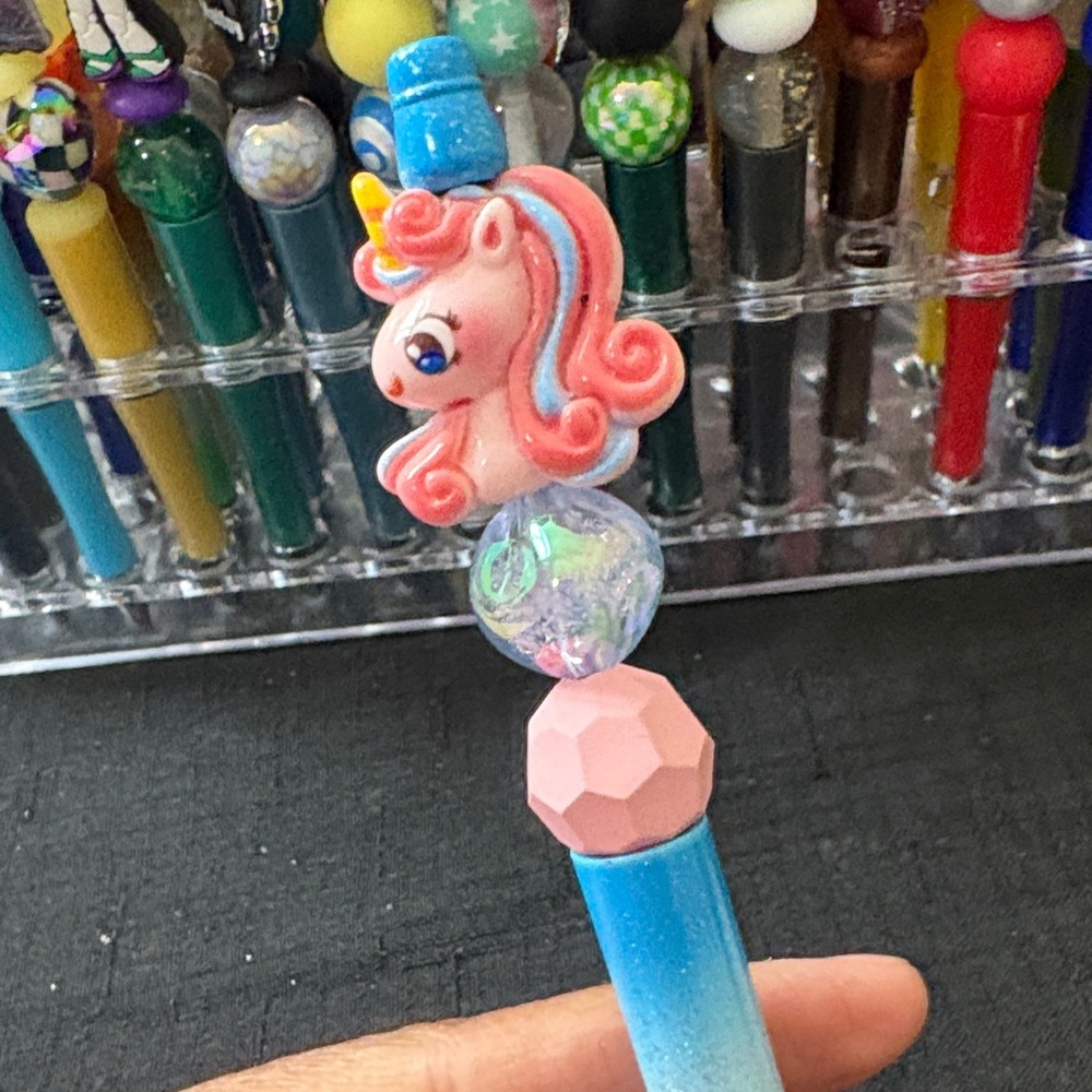 Sparkle Unicorn Bead Pen